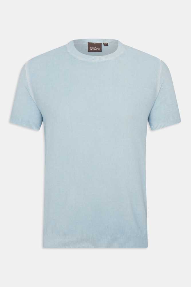 Regular Fit Strukturerad Stickad Piké