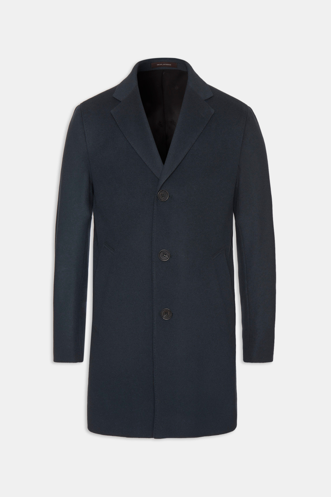 Regular Fit Frakk Børstet Ull