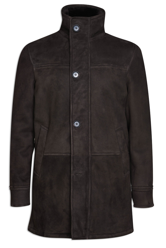 Regular Fit Fårskinnsrock