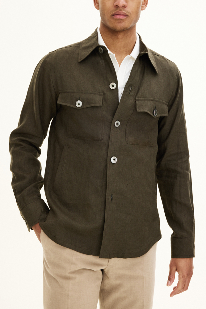 Regular Fit Overshirt Lin