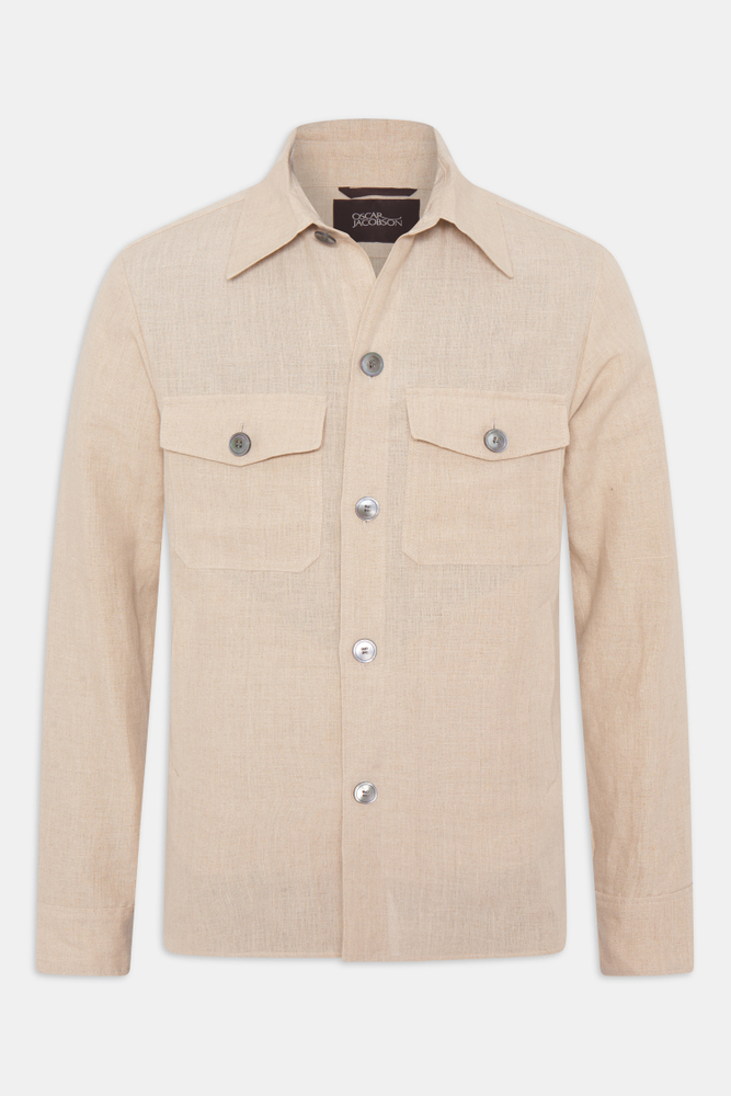 Regular Fit Overshirt Linne