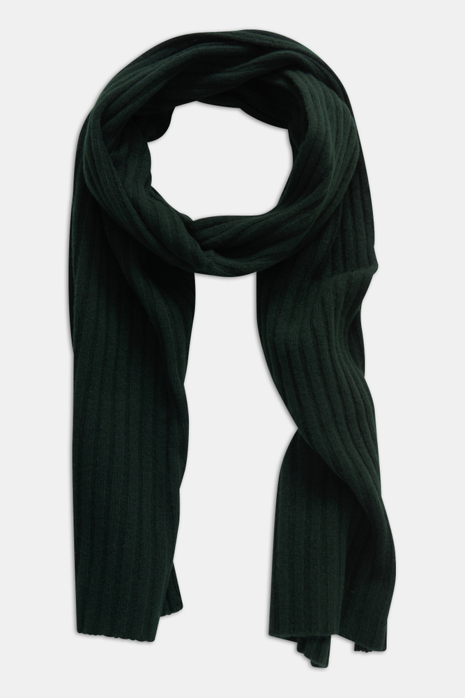 Knitted Brushed Wool Scarf