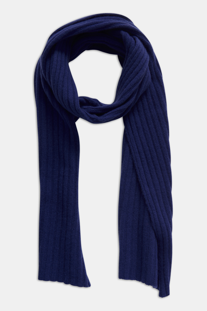 Knitted Brushed Wool Scarf