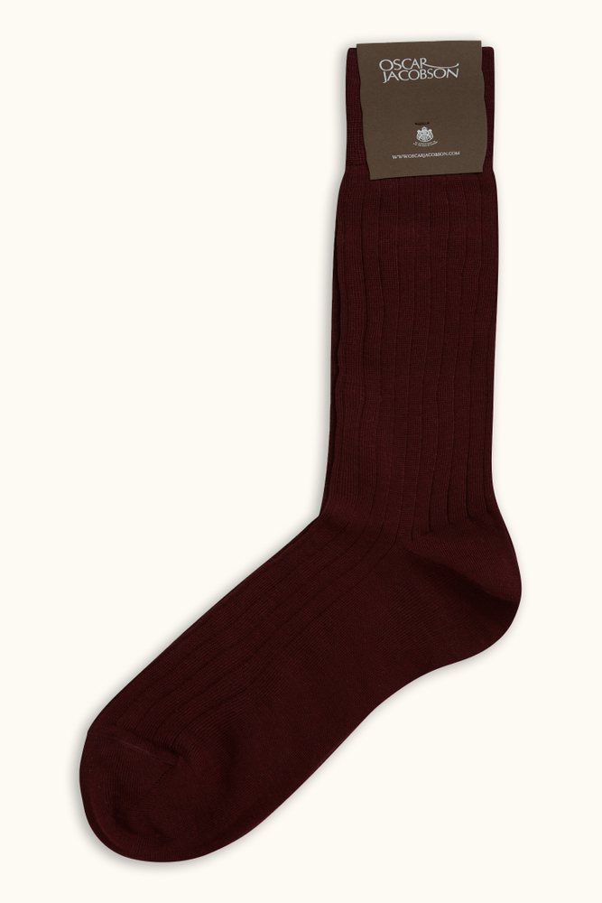 Middelslanga Ribbade Ullstretch Sokker