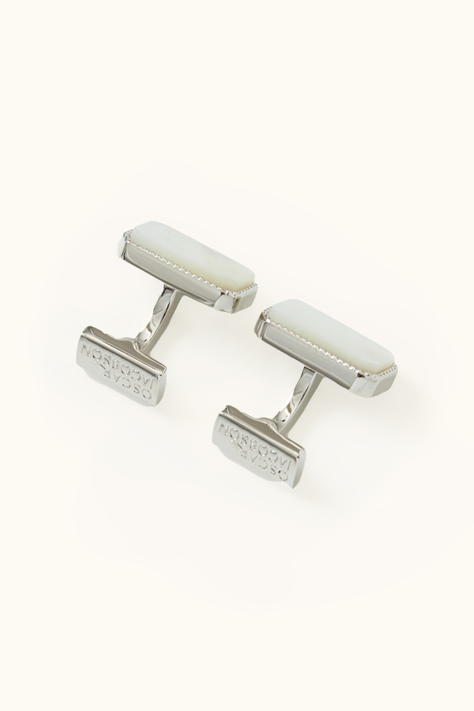 Rectangle Mother of Pearl Cufflink