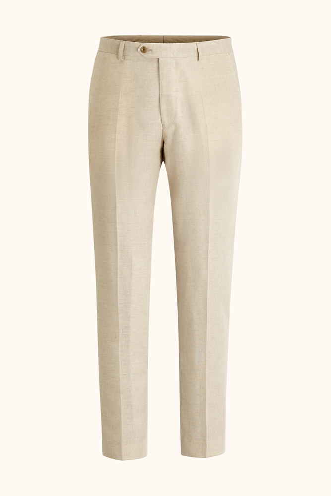 Slim Fit Linen Trousers