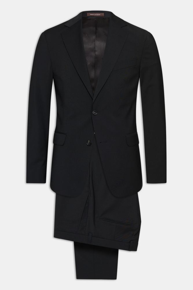 Slim Fit Microstructure Kostym