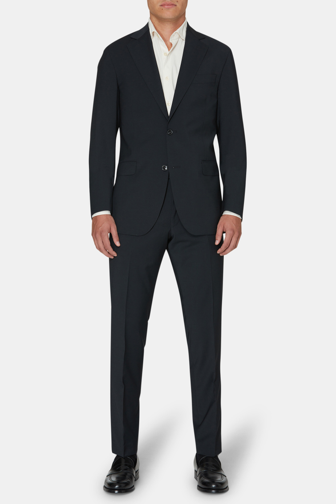 Slim Fit Microstructure Suit