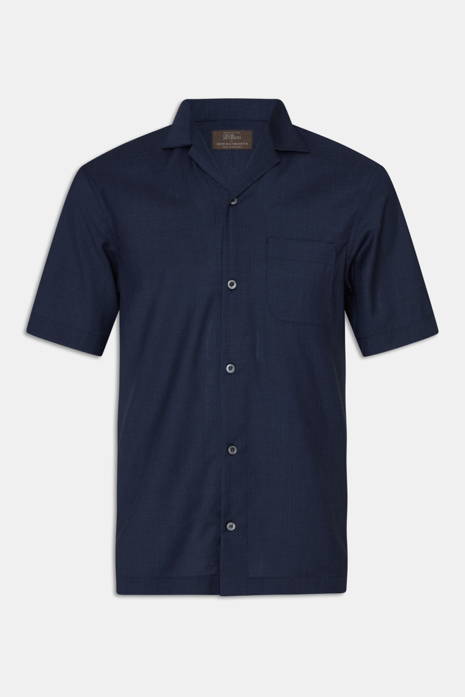 Regular Fit Bowling Collar Shirt