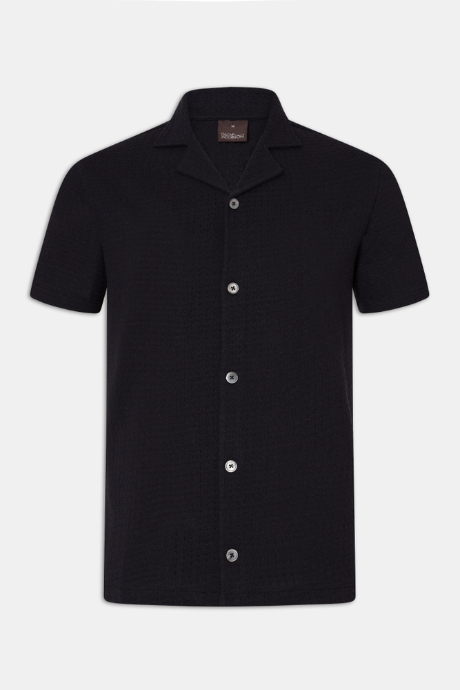 Regular Fit Structured Cotton Shirt