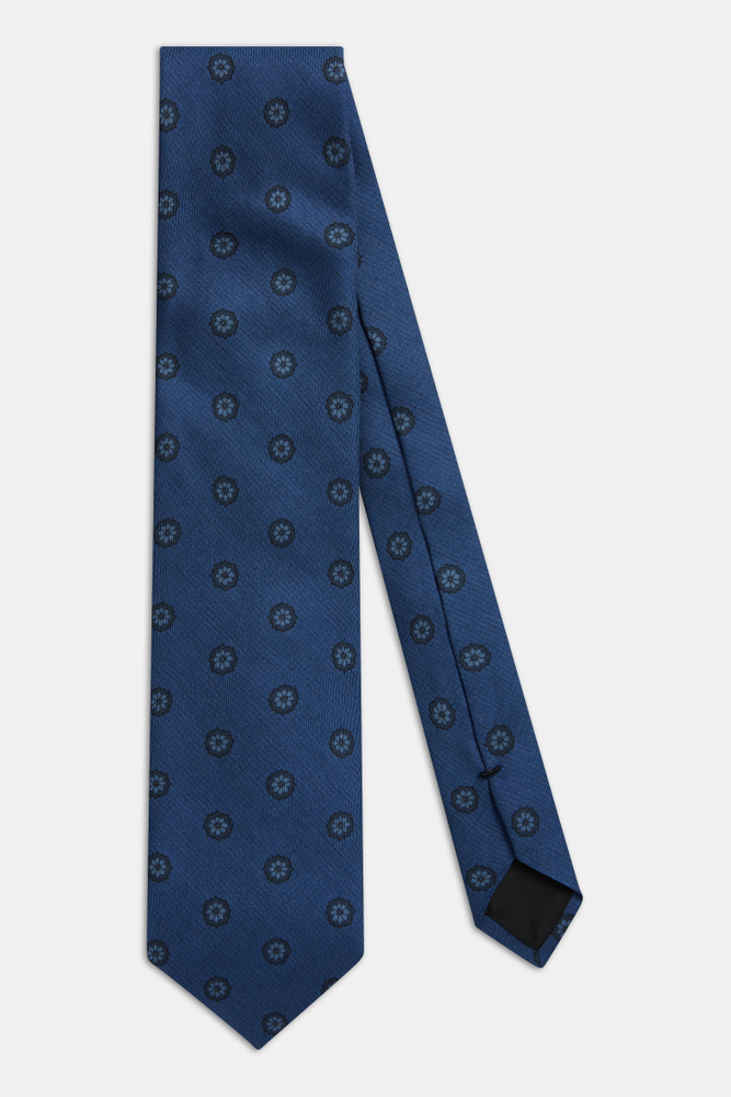 Floral Pattern Silk Tie