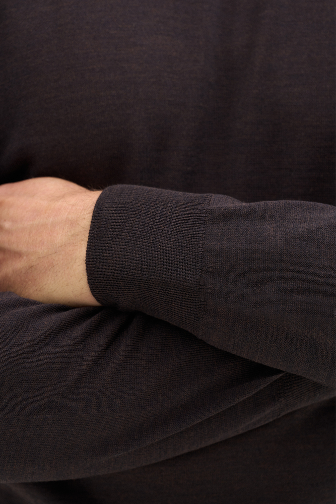 Regular Fit Extra Fine Merino Wool Roundneck Sweater