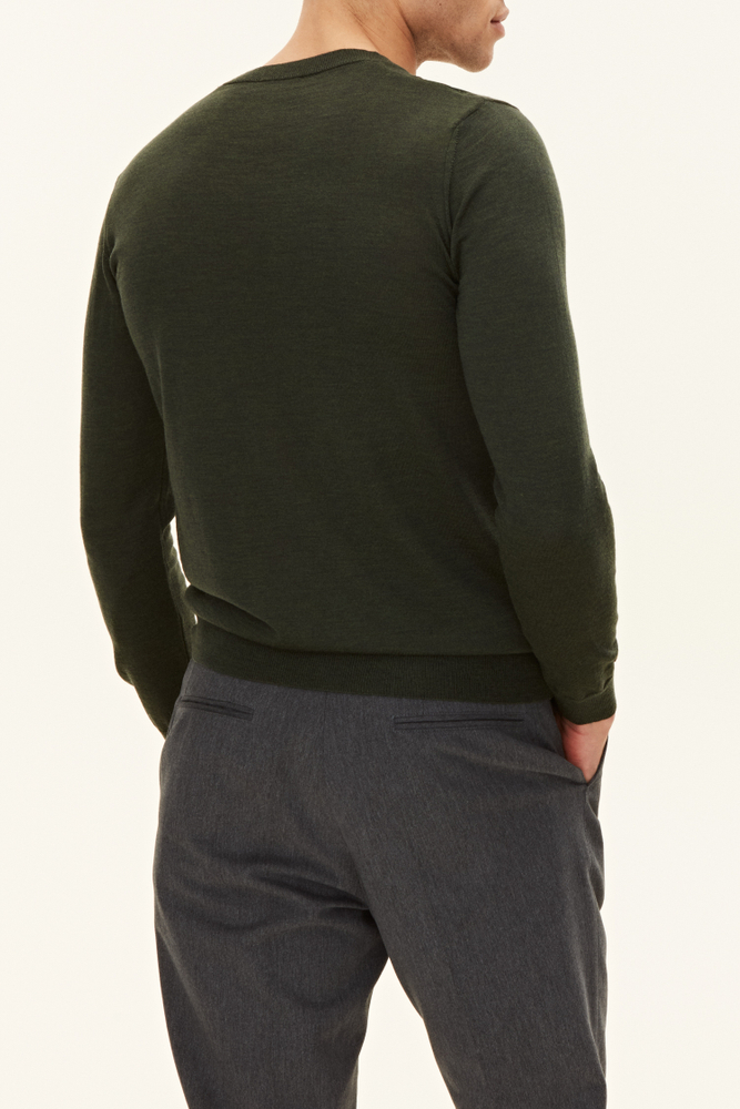 Regular Fit Extra Fine Merino Wool Roundneck Sweater