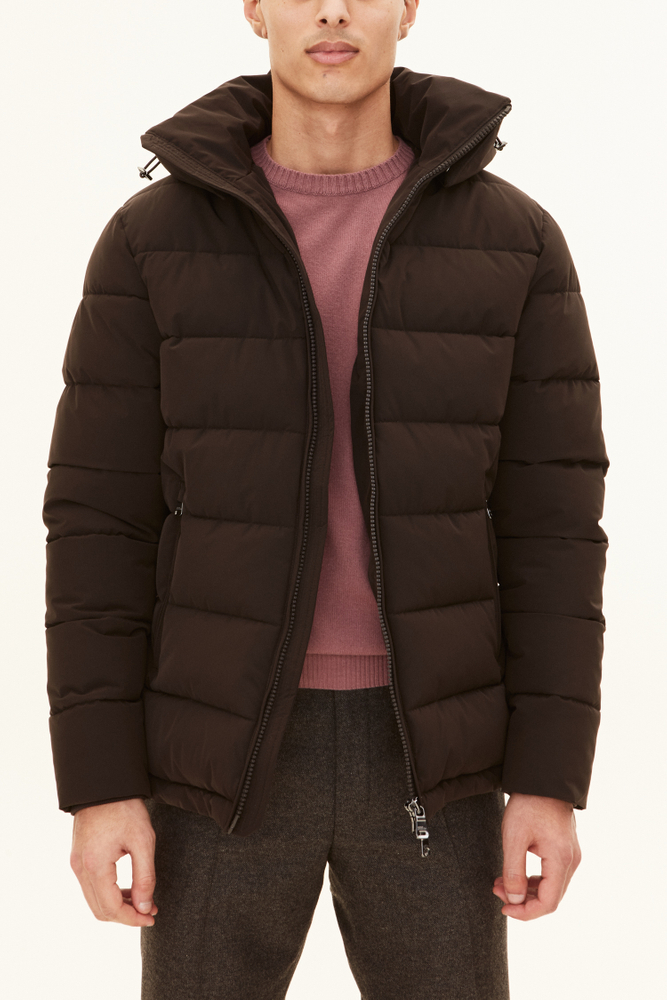 Hooded Puffer Jacka Nylon