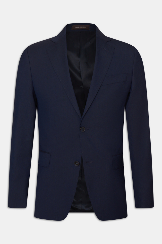 Slim Fit Microstructure Blazer