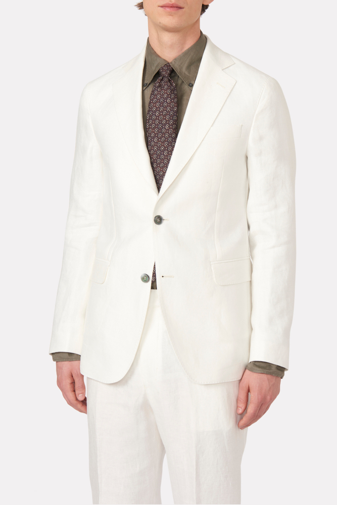Slim Fit Linen Blazer