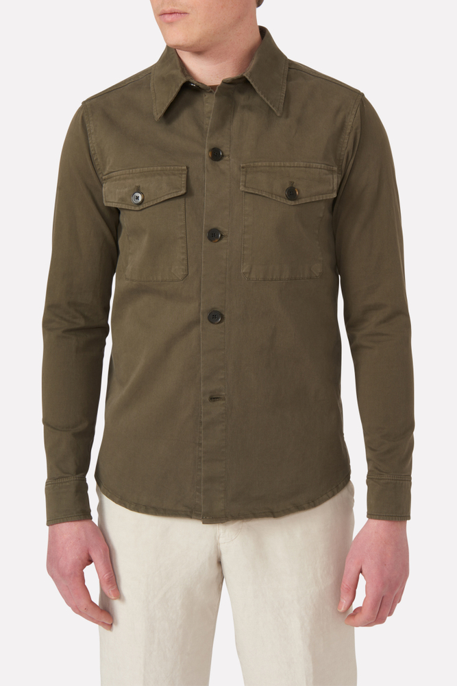 Regular fit Overshirt Twill