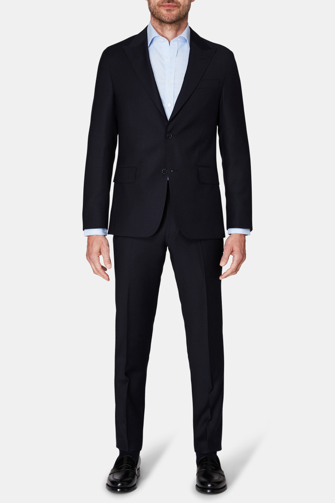 Regular Fit Microstructure Kostym