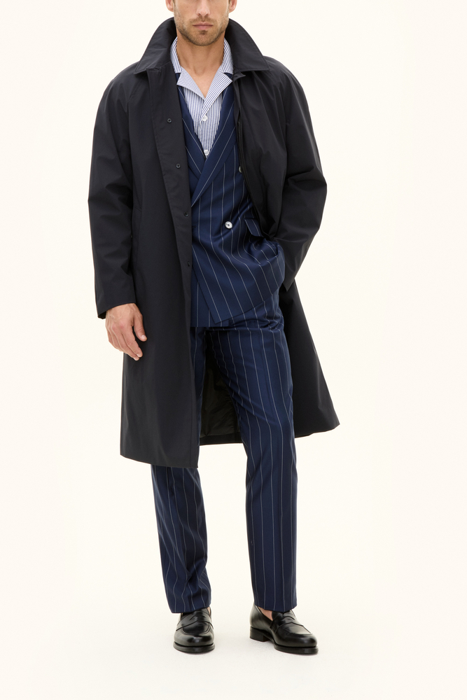 Nylon Shell Raglan Coat