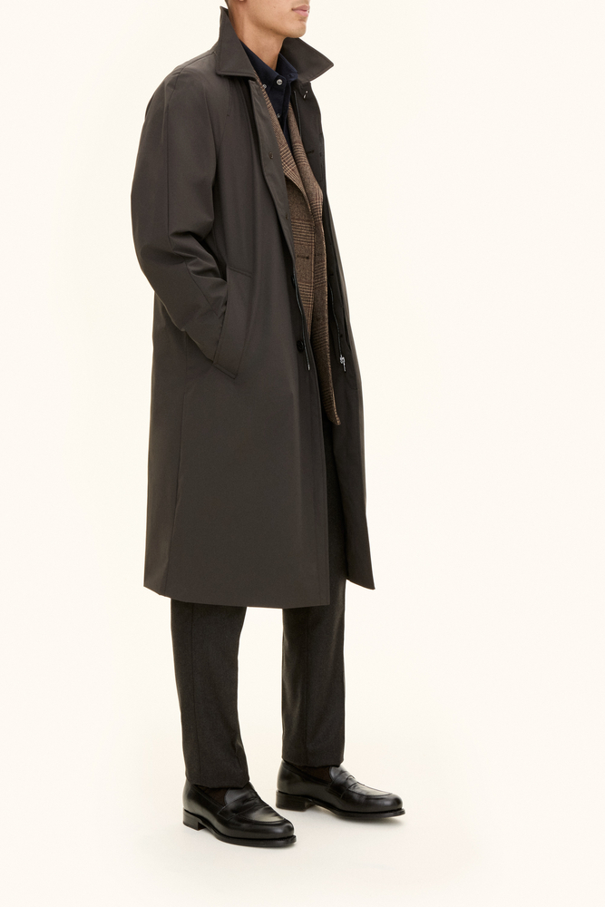 Nylon 3-lag Raglan Frakk