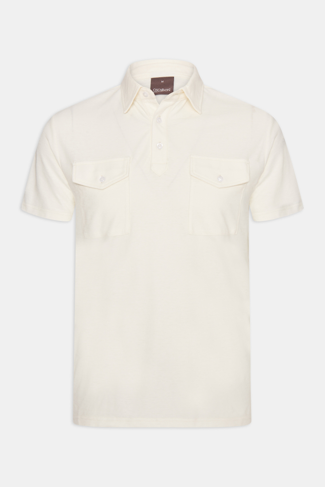 Regular Fit Bomullpiké