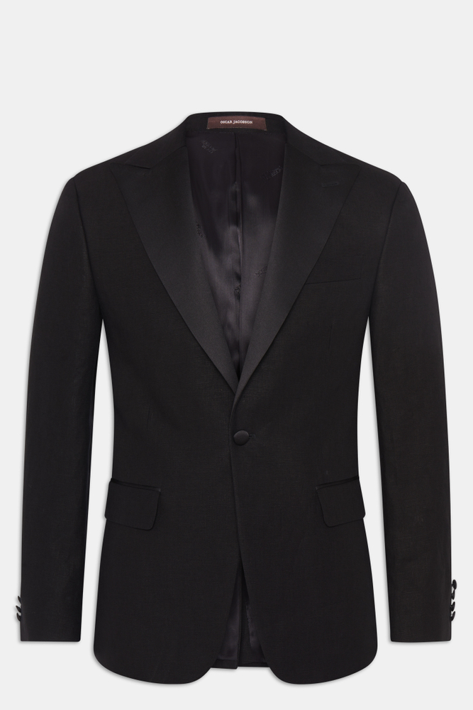 Regular Fit Smokingblazer Linne