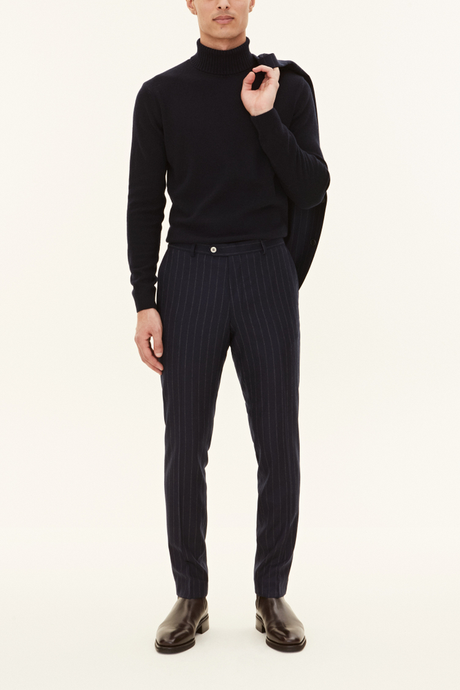 Slim Fit Byxor Tropical Wool