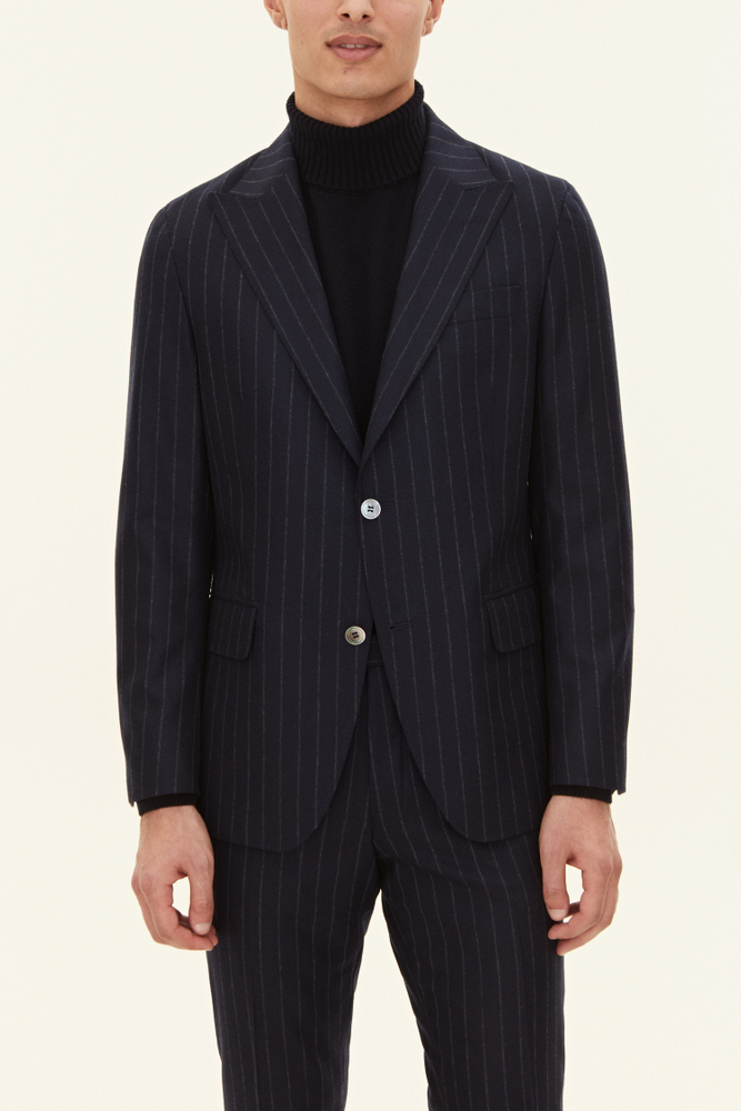 Regular Fit Pinstripe Flannelblazer