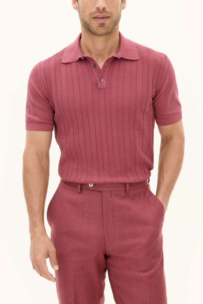 Regular Fit Strukturerad Piké