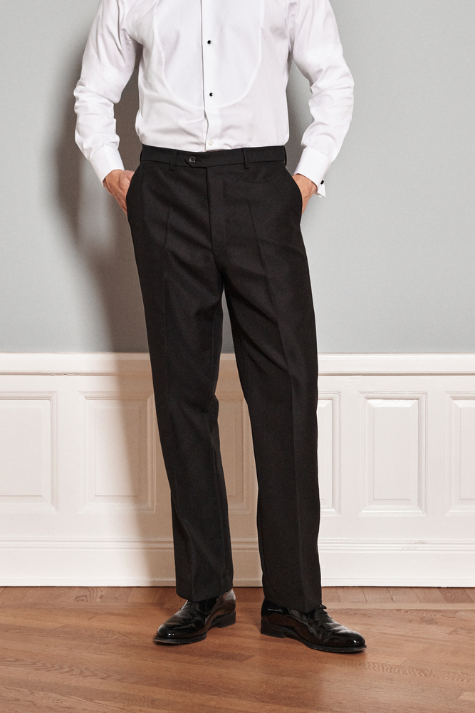 Regular Fit Structured Tuxedo Trousers