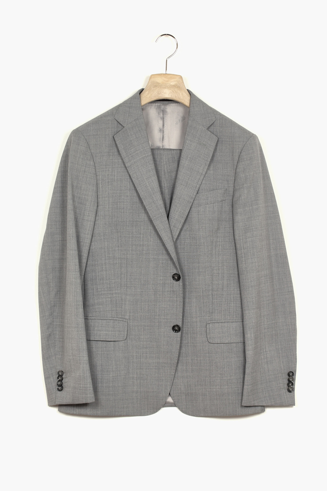 Slim Fit Microstructure Kostym