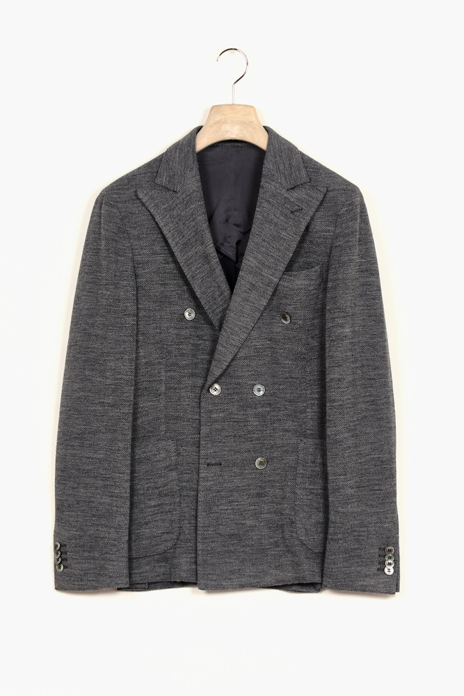 Slim Fit Dubbelknäppt Kavaj