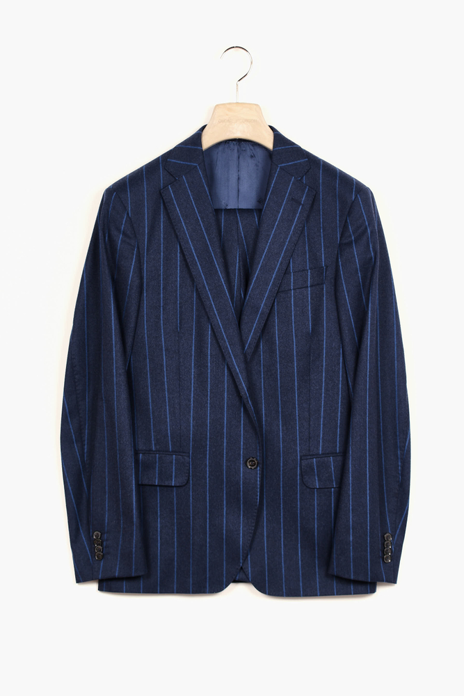 Slim Fit Flanellkostym