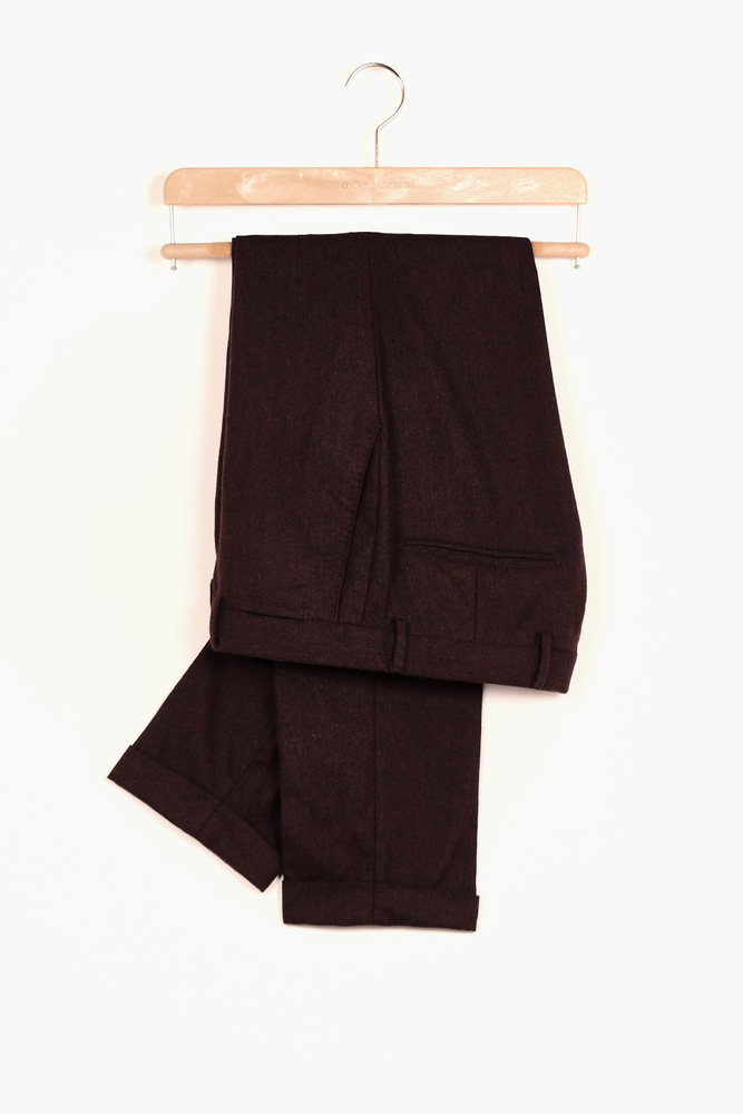 Slim Fit Flanellbyxor