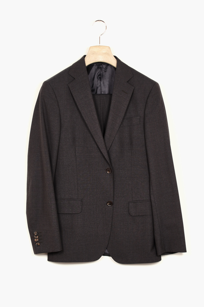 Slim Fit Microstructure Kostym