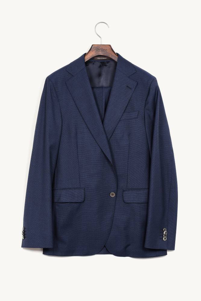 Slim Fit Microstructure Kostym