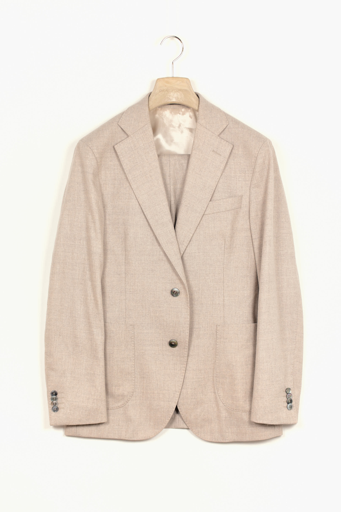 Regular Fit Flanellkostym