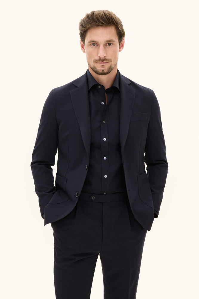Regular Fit Seersucker Blazer