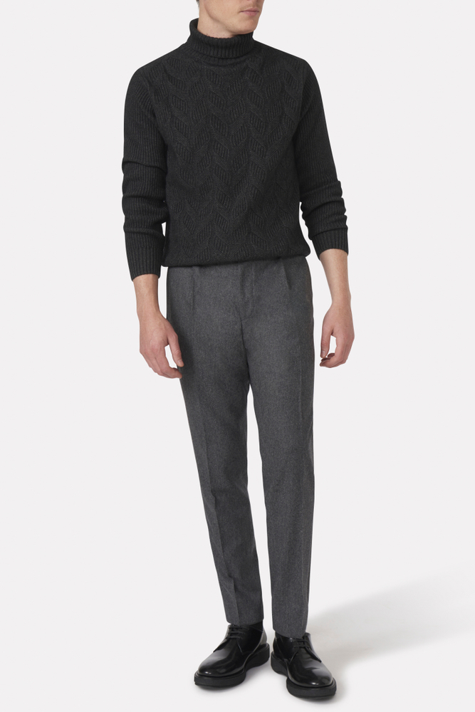 Delon flannel trousers