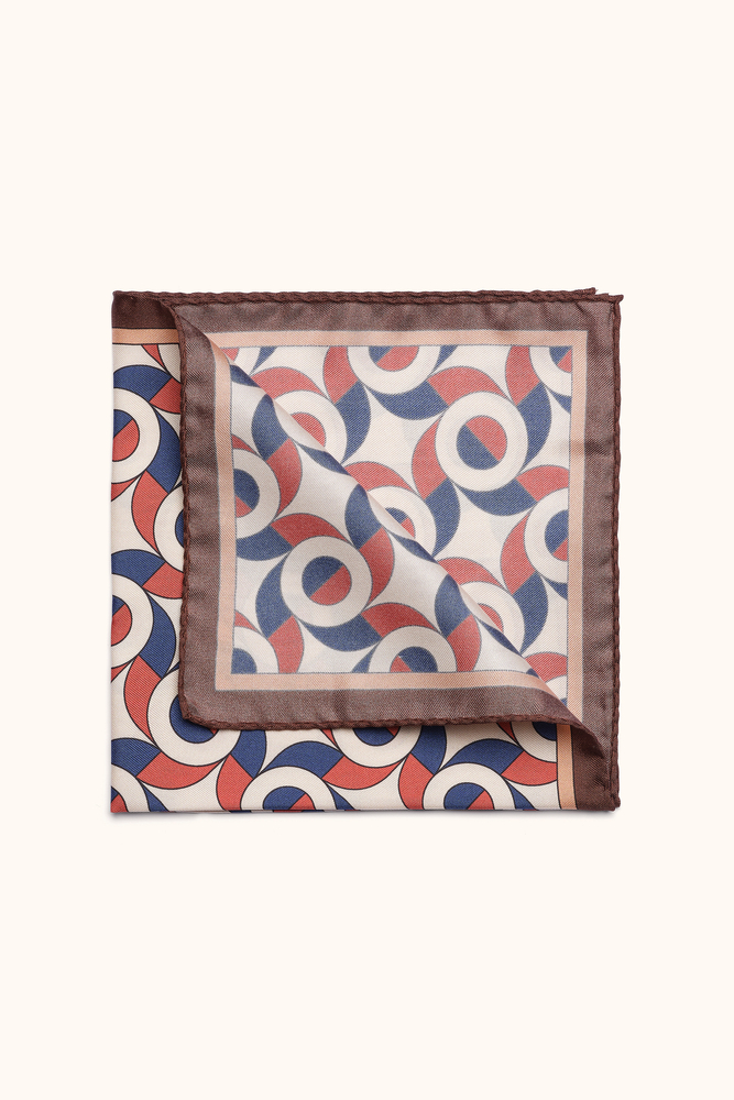 Geometrical Pattern Silke Handkerchief
