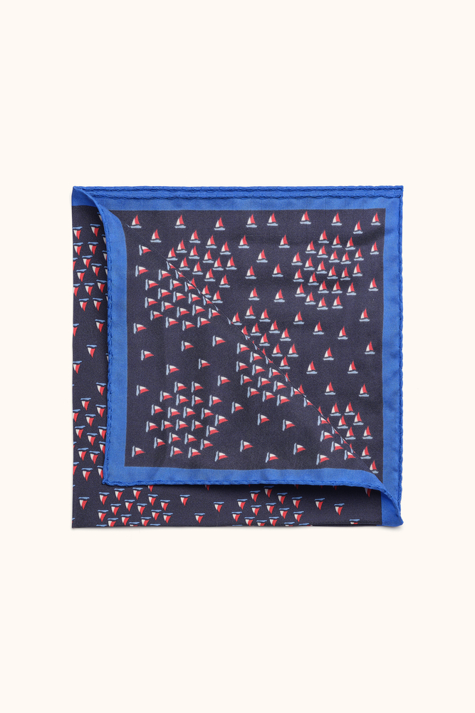 Geometrical Pattern Silke Handkerchief